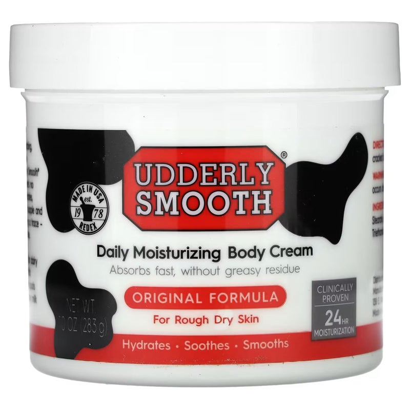 Udderly Smooth Daily Moisturizing Body Cream, Original Formula, 10 oz (Pack of 3) - Image 1